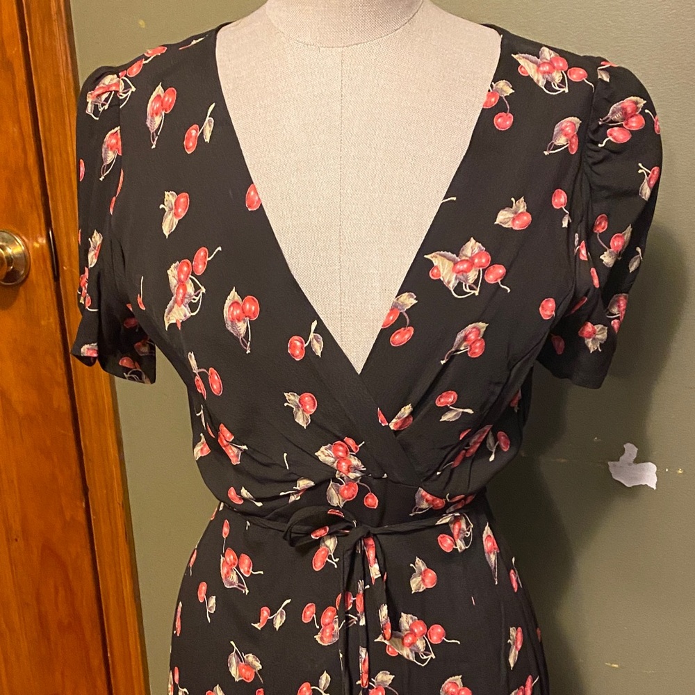 Brown Cherry Dress